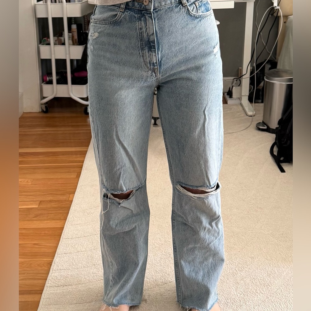 Zara Straight-Leg Jeans